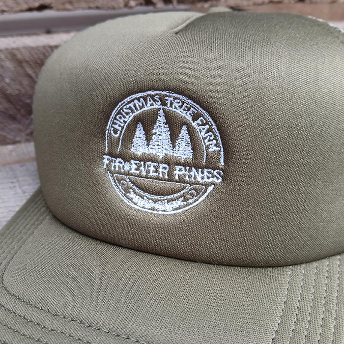Olive Green Foam Hat - Image 2